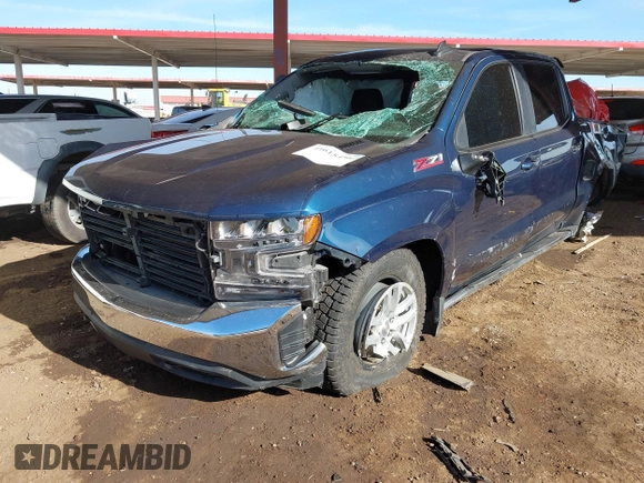 2021 Chevrolet Silverado 1500 LT with VIN 3GCUYDETXMG339497, listed as a IAAI auction lot 41615456 with 1 mi miles. Bid and sale history available at carsss.com. Image 17.