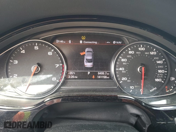 2011 Audi A8 with VIN WAURVAFD0BN026383, listed as a Copart auction lot 59854115 with 141,158 mi miles and Clean title. Bid and sale history available at DreamBid. Image 9.