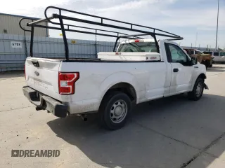 2020 Ford F-150 XL with VIN 1FTMF1CB3LKD51612, listed as a Copart auction lot 52724055 with 147,261 mi miles and Salvage title. Bid and sale history available at DreamBid. Image 3.