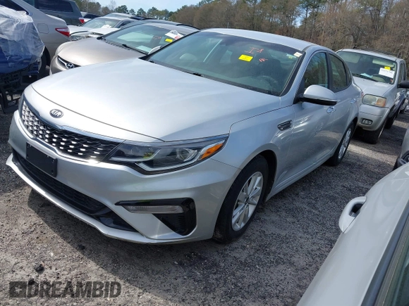2019 Kia Optima LX with VIN 5XXGT4L36KG277787, listed as a IAAI auction lot 41717389 with 51,810 mi miles and . Bid and sale history available at carsss.com. Image 2.