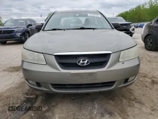 2007 Hyundai Sonata GLS with VIN 5NPET46C67H294247, listed as a Copart auction lot 54448745 with 217,280 mi miles and Clean Title. Bid and sale history available at DreamBid. Image 5.