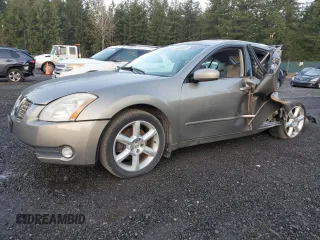 2004 Nissan Maxima SL with VIN 1N4BA41E34C867815, listed as a Copart auction lot 87826825 with 0 mi miles and Salvage Title. Bid and sale history available at carsss.com. Image 1.