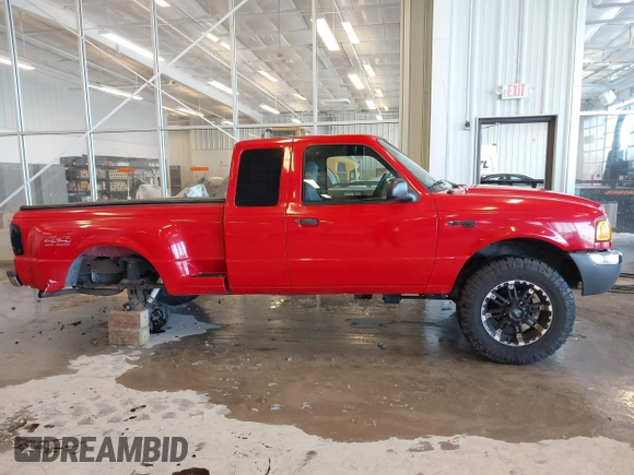 2002 Ford Ranger XL Fleet with VIN 1FTZR45E22PA99844, listed as a IAAI auction lot 41391797 with 156,752 mi miles. Bid and sale history available at carsss.com. Image 14.