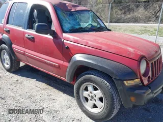 2005 Jeep Liberty Sport with VIN 1J4GL48K35W645419, listed as a IAAI auction lot 41823845 with 168,896 mi miles. Bid and sale history available at carsss.com. Image 1.
