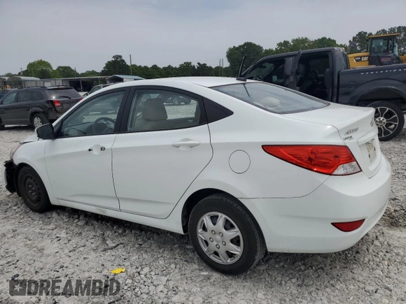 2013 Hyundai Accent GLS with VIN KMHCT4AE8DU554192, listed as a Copart auction lot 56010635 with 57,473 mi miles and Salvage title. Bid and sale history available at DreamBid. Image 2.