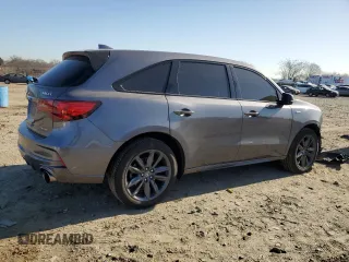 2019 Acura MDX Technology with VIN 5J8YD4H00KL016897, listed as a Copart auction lot 49585635 with 77,427 mi miles and Salvage title. Bid and sale history available at DreamBid. Image 3.