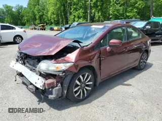 2015 Honda Civic EX-L z VIN 2HGFB2F94FH526174, wystawiony jako Copart lot #57670835 z przebiegiem 124 908 mil mil oraz Szkody całkowita. Historia ofert i sprzedaży dostępna na DreamBid. Obrazek 1.