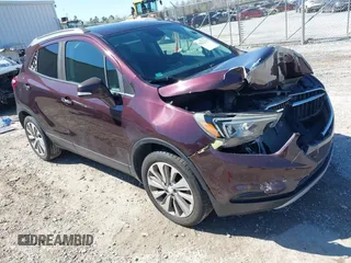 2018 Buick Encore Preferred with VIN KL4CJASB4JB627444, listed as a IAAI auction lot 41771515 with 90,332 mi miles. Bid and sale history available at carsss.com. Image 1.