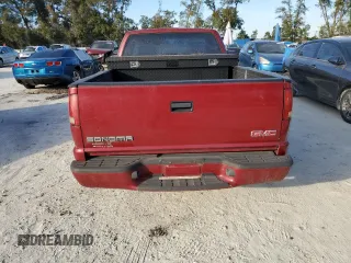 2003 GMC Sonoma SLS with VIN 1GTCS14H938277250, listed as a Copart auction lot 43229505 with 115,594 mi miles and Clean Title. Bid and sale history available at carsss.com. Image 6.