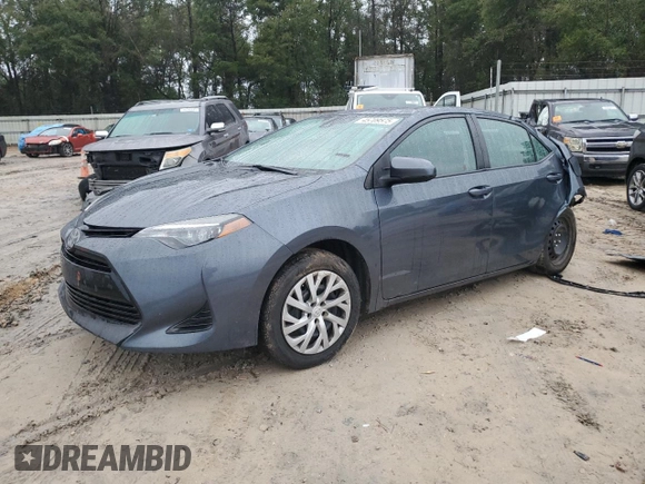 2019 Toyota Corolla L with VIN 2T1BURHE3KC241061, listed as a Copart auction lot 45709575 with Not Provided miles and Salvage Title. Bid and sale history available at DreamBid. Image 1.