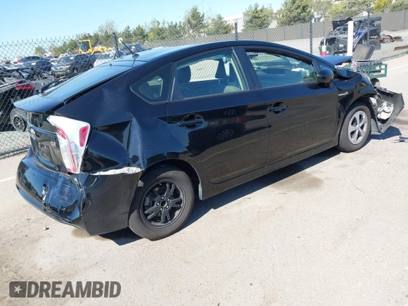 2015 Toyota Prius Four with VIN JTDKN3DU8F0438461, listed as a IAAI auction lot 41981713 with 120,257 mi miles. Bid and sale history available at carsss.com. Image 4.