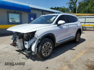 2023 Hyundai Santa Fe Hybrid Blue with VIN 5NMS2DA14PH016259, listed as a Copart auction lot 60311944 with 40,754 mi miles and Salvage Title. Bid and sale history available at carsss.com. Image 1.