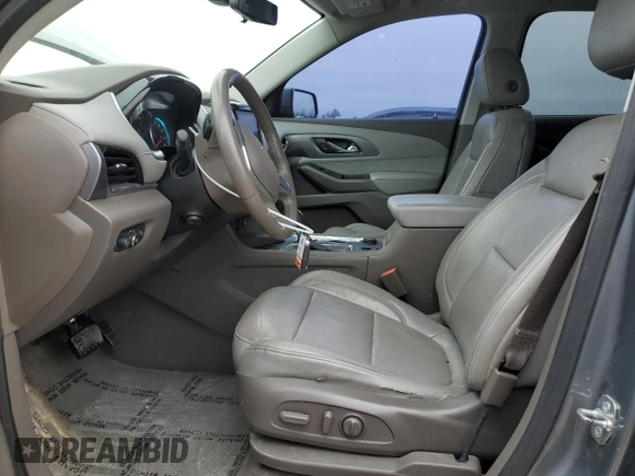 2018 Chevrolet Traverse Premier with VIN 1GNERKKW8JJ156024, listed as a Copart auction lot 46453915 with 128,527 mi miles and Salvage Title. Bid and sale history available at carsss.com. Image 7.