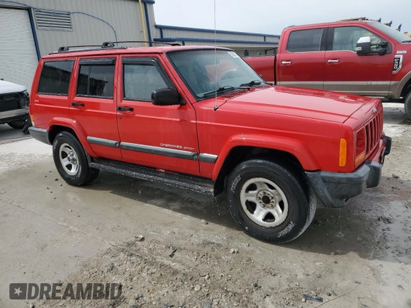 1999 Jeep Cherokee Sport with VIN 1J4FF68S3XL667570, listed as a Copart auction lot 52821105 with 173,712 mi miles and Salvage Title. Bid and sale history available at DreamBid. Image 4.