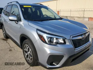 2020 Subaru Forester Premium with VIN JF2SKAGC4LH593782, listed as a IAAI auction lot 42141860 with 50,266 mi miles. Bid and sale history available at carsss.com. Image 1.