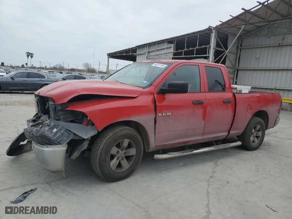 2010 Dodge Ram 1500 SLT with VIN 1D7RB1GP1AS228708, listed as a Copart auction lot 46297195 with 264,455 mi miles and Salvage Title. Bid and sale history available at carsss.com. Image 1.