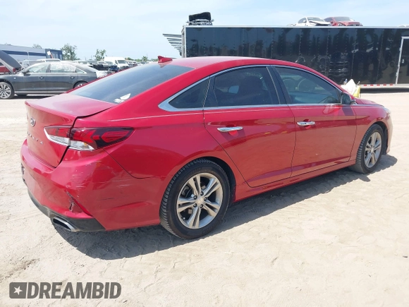 2018 Hyundai Sonata Sport with VIN 5NPE34AF3JH664160, listed as a IAAI auction lot 42072342 with 98,478 mi miles and . Bid and sale history available at carsss.com. Image 4.