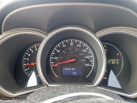 2014 Nissan Murano S with VIN JN8AZ1MU7EW401633, listed as a Copart auction lot 53542855 with 114,249 mi miles and Clean Title. Bid and sale history available at carsss.com. Image 9.