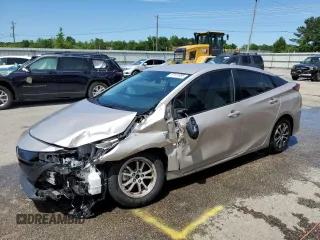 2022 Toyota Prius LE with VIN JTDKAMFP6N3206513, listed as a Copart auction lot 57131655 with 53,789 mi miles and Salvage title. Bid and sale history available at DreamBid. Image 1.