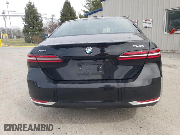 2025 BMW 5 Series 540i xDrive with VIN WBA63FJ04SCU11533, listed as a Copart auction lot 49496895 with 3,579 mi miles and Clean Title. Bid and sale history available at carsss.com. Image 6.