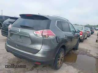 2015 Nissan Rogue SV with VIN 5N1AT2MV7FC758546, listed as a IAAI auction lot 41917021 with 155,696 mi miles. Bid and sale history available at carsss.com. Image 4.