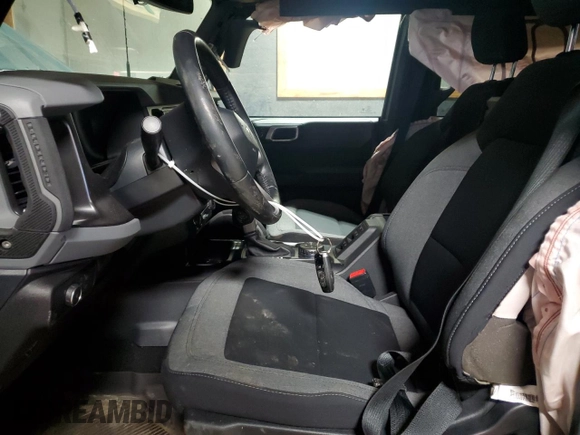 2022 Ford Bronco with VIN 1FMEE5BP4NLA81293, listed as a Copart auction lot 46467965 with Not provided miles and Salvage title. Bid and sale history available at DreamBid. Image 7.