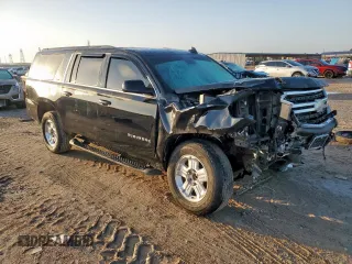 2020 Chevrolet Suburban LT with VIN 1GNSKHKC9LR102624, listed as a Copart auction lot 58970995 with 76,132 mi miles and Salvage title. Bid and sale history available at DreamBid. Image 4.