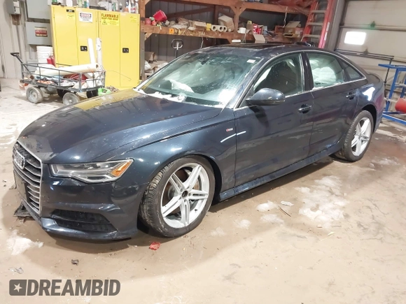 2018 Audi A6 Premium Plus with VIN WAUG8AFC1JN018586, listed as a IAAI auction lot 41835464 with 68,422 mi miles. Bid and sale history available at carsss.com. Image 17.