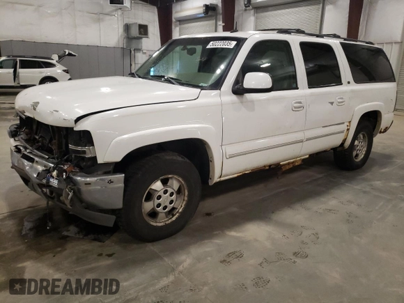 2002 Chevrolet Suburban LT with VIN 3GNFK16Z62G349461, listed as a Copart auction lot 50222035 with 384,687 mi miles and Salvage Title. Bid and sale history available at carsss.com. Image 1.