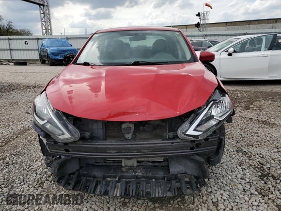 2017 Nissan Sentra SV with VIN 3N1AB7AP0HL653948, listed as a Copart auction lot 53032995 with Not Provided miles and Salvage Title. Bid and sale history available at carsss.com. Image 5.