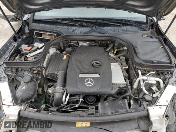 2017 Mercedes-Benz GLC with VIN WDC0G4JB0HF127367, listed as a Copart auction lot 45136525 with 84,958 mi miles and Salvage Title. Bid and sale history available at carsss.com. Image 12.
