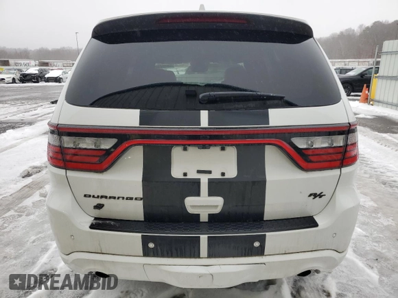 2022 Dodge Durango R/T Plus with VIN 1C4SDJCT9NC222017, listed as a Copart auction lot 44857545 with 7,065 mi miles and Non repairable. Bid and sale history available at DreamBid. Image 6.
