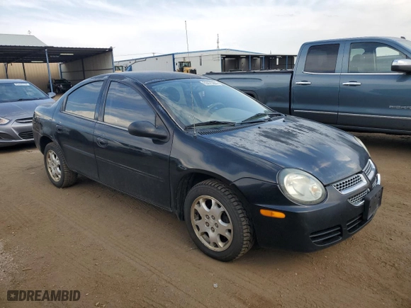 2005 Dodge Neon SXT with VIN 1B3ES56C85D144430, listed as a Copart auction lot 63875964 with 170,180 mi miles and Clean Title. Bid and sale history available at carsss.com. Image 4.