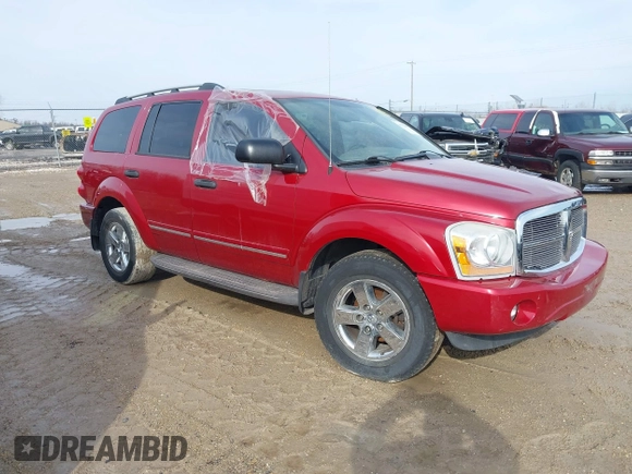 2006 Dodge Durango Limited with VIN 1D8HB58296F192784, listed as a IAAI auction lot 41792087 with 171,954 mi miles and . Bid and sale history available at DreamBid. Image 1.