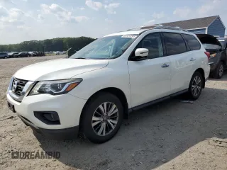 2017 Nissan Pathfinder Platinum with VIN 5N1DR2MM8HC674919, listed as a Copart auction lot 62121295 with 84,144 mi miles and Clean title. Bid and sale history available at DreamBid. Image 1.