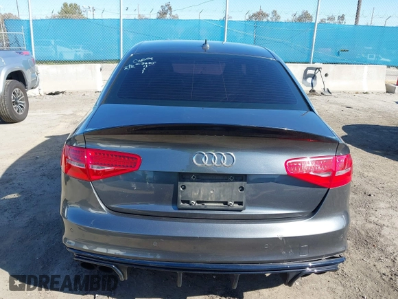 2016 Audi S4 Premium Plus with VIN WAUBGAFL4GA008390, listed as a IAAI auction lot 41831287 with 82,413 mi miles. Bid and sale history available at carsss.com. Image 16.