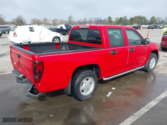 2007 Chevrolet Colorado LT w/2LT with VIN 1GCCS13E778133614, listed as a IAAI auction lot 41822239 with 160,834 mi miles. Bid and sale history available at carsss.com. Image 4.