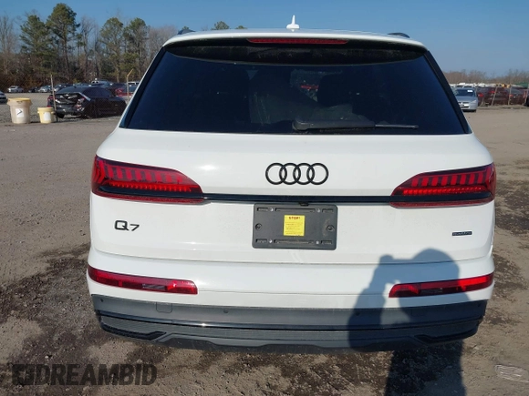 2022 Audi Q7 Premium Plus with VIN WA1LJBF75ND018515, listed as a IAAI auction lot 41413527 with 62,123 mi miles and . Bid and sale history available at DreamBid. Image 16.