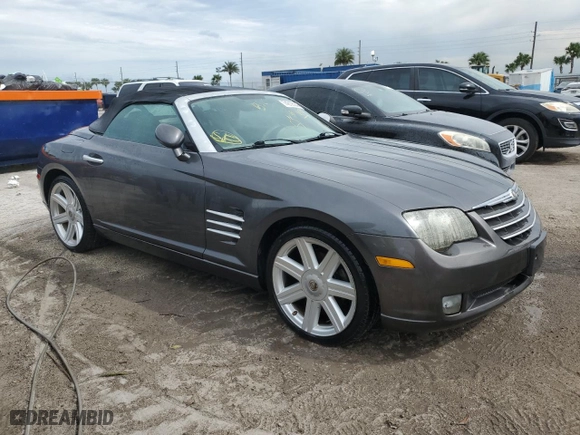 2005 Chrysler Crossfire Limited with VIN 1C3AN65L15X059735, listed as a Copart auction lot 74219534 with 0 mi miles and Non Repairable. Bid and sale history available at carsss.com. Image 4.