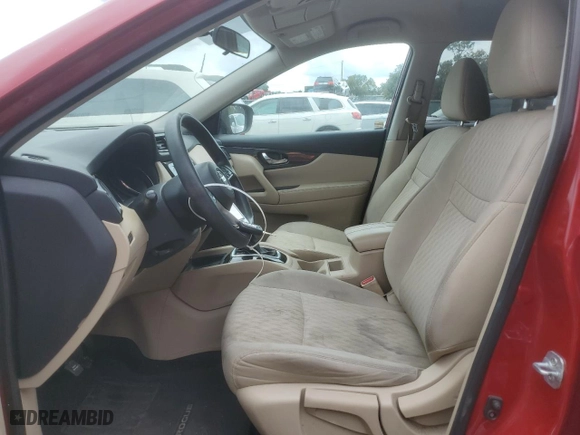 2017 Nissan Rogue SV with VIN 5N1AT2MN0HC803426, listed as a Copart auction lot 72446374 with 184512 miles and Salvage Title. Bid and sale history available at carsss.com. Image 7.