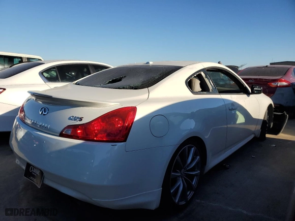 2008 Infiniti G37 Coupe Journey with VIN JNKCV64E78M124793, listed as a Copart auction lot 85064334 with NaN miles and Salvage Title. Bid and sale history available at carsss.com. Image 3.