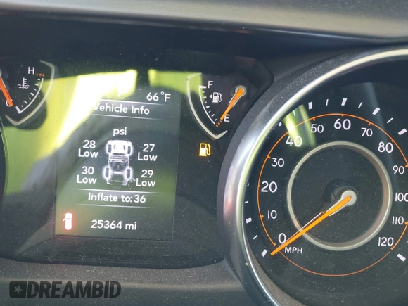 2019 Jeep Wrangler Sport S z VIN 1C4HJXAN0KW661787, wystawiony jako IAAI lot #42238918 z przebiegiem 25 364 mil mil oraz . Historia ofert i sprzedaży dostępna na DreamBid. Obrazek 15.