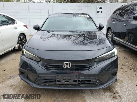 2022 Honda Civic Sedan LX with VIN 2HGFE2F27NH532429, listed as a Copart auction lot 48267654 with 50,912 mi miles and Salvage Title. Bid and sale history available at carsss.com. Image 5.