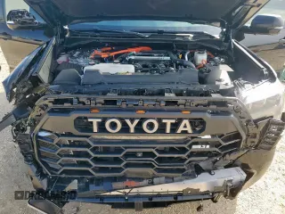 2024 Toyota Tundra TRD Pro Hybrid with VIN 5TFPC5DB3RX081207, listed as a Copart auction lot 58406695 with 10,963 mi miles and Salvage title. Bid and sale history available at DreamBid. Image 11.