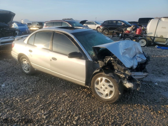 2002 Saturn SL with VIN 1G8ZF52852Z245875, listed as a Copart auction lot 82548184 with 0 mi miles and Salvage Title. Bid and sale history available at carsss.com. Image 4.