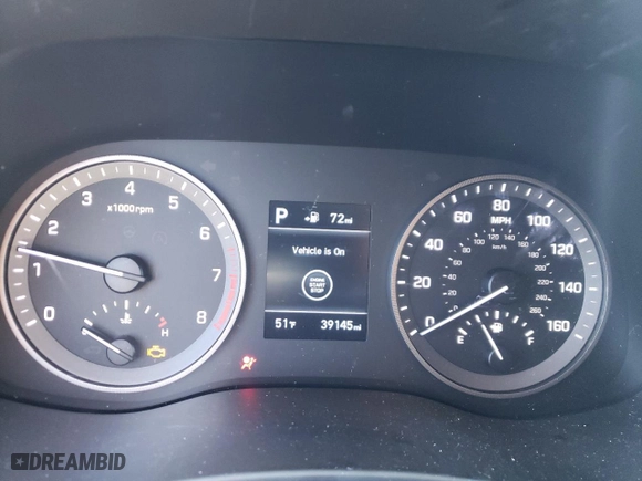 2020 Hyundai Tucson SEL with VIN KM8J3CAL8LU276327, listed as a Copart auction lot 40448343 with 39,145 mi miles. Bid and sale history available at carsss.com. Image 9.
