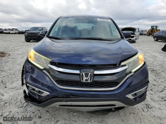 2015 Honda CR-V EX with VIN 2HKRM3H58FH505616, listed as a Copart auction lot 47393945 with 107,025 mi miles and Salvage Title. Bid and sale history available at carsss.com. Image 5.