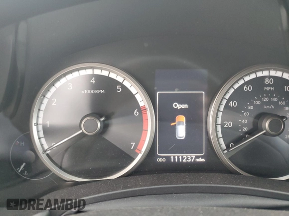 2016 Lexus NX 200t with VIN JTJBARBZ3G2075275, listed as a Copart auction lot 60532975 with 111,237 mi miles and Salvage title. Bid and sale history available at DreamBid. Image 9.