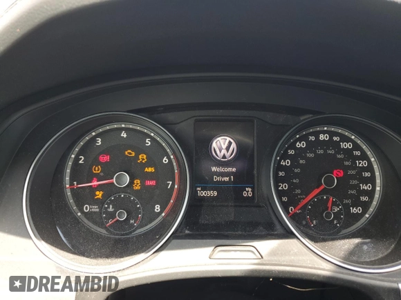 2019 Volkswagen Atlas SE with VIN 1V2UR2CA6KC510456, listed as a Copart auction lot 61210805 with 100,359 mi miles and Salvage title. Bid and sale history available at DreamBid. Image 9.