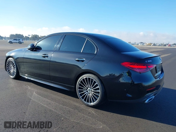 2023 Mercedes-Benz C 300 with VIN W1KAF4GB0PR086326, listed as a IAAI auction lot 40841087 with 11,661 mi miles and . Bid and sale history available at DreamBid. Image 3.